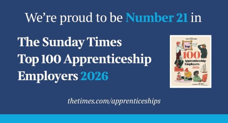 The Sunday Times Top 100 Apprenticeship Employers 2026 logo